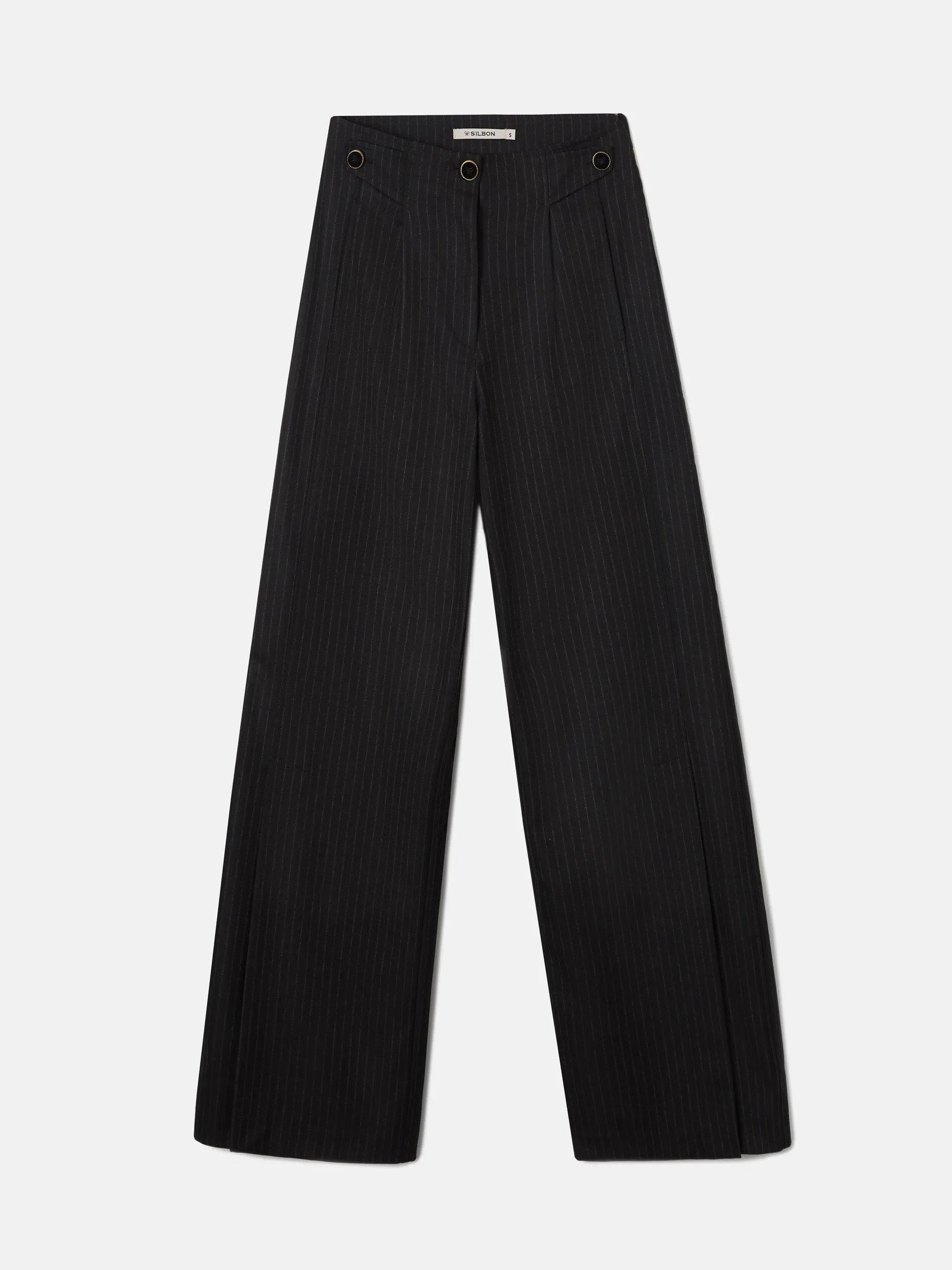 Pantalon palazzo raya diplomatica gris