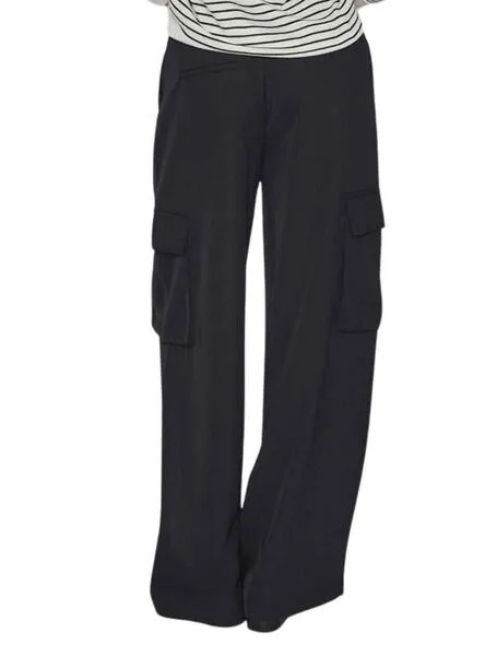 Vila Winnie Cargo Negro - Pantalón Mujer