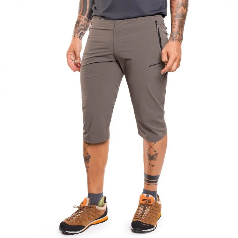 PANTALÓN TRANGOWORLD PIRATA SIERO MARRÓN BUNGEE