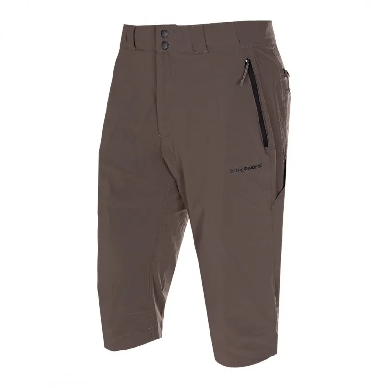 PANTALÓN TRANGOWORLD PIRATA SIERO MARRÓN BUNGEE