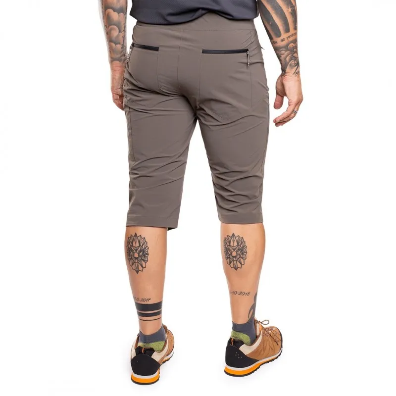 PANTALÓN TRANGOWORLD PIRATA SIERO MARRÓN BUNGEE