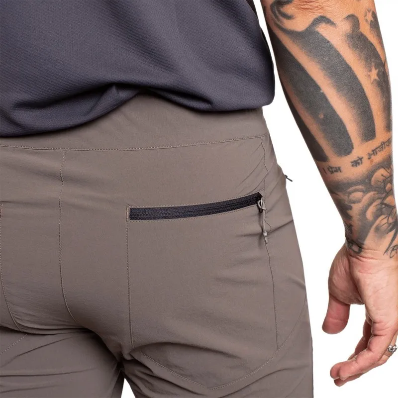 PANTALÓN TRANGOWORLD PIRATA SIERO MARRÓN BUNGEE