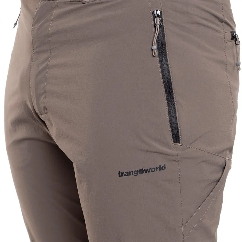 PANTALÓN TRANGOWORLD PIRATA SIERO MARRÓN BUNGEE