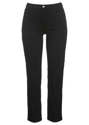 Pantalón capri elástico Negro