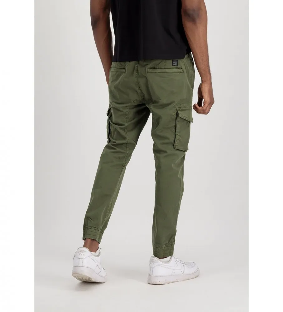 Pantalón Jogger Cotton Twill verde