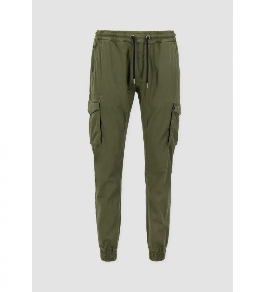 Pantalón Jogger Cotton Twill verde