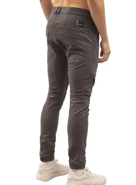 Dark Gray Men's Cargo Pants-Klout.