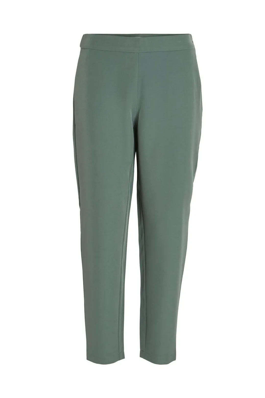 Vicarrie Green Duck Straight Fabric Pants - Shop Now!