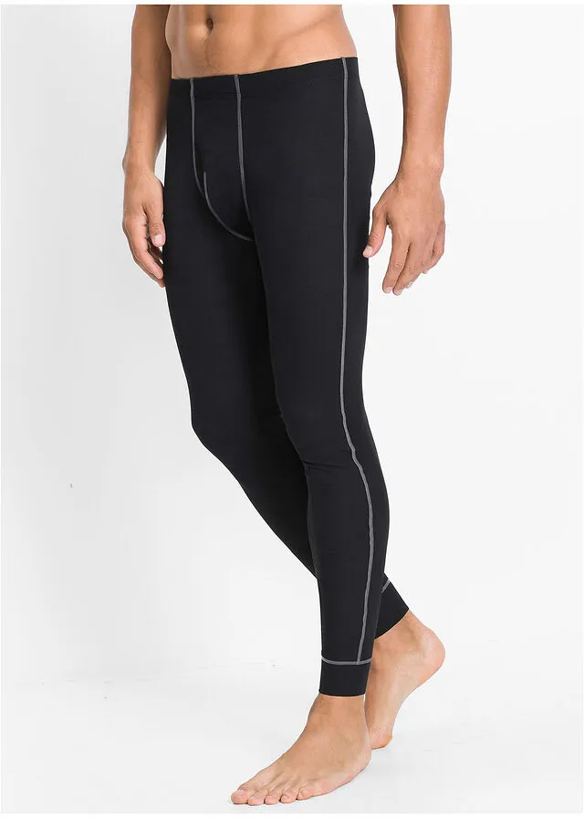 Black Thermal Pants