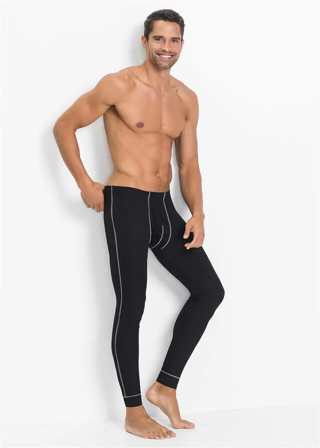 Black Thermal Pants