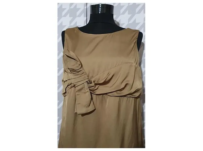 Parosh Vestidos Beige 