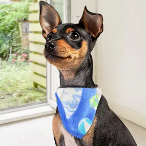 Pashmina para Mascotas con Diseo de Perrito, color Azul