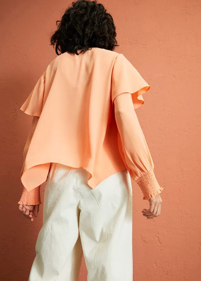 Pastel Apricot Blouse