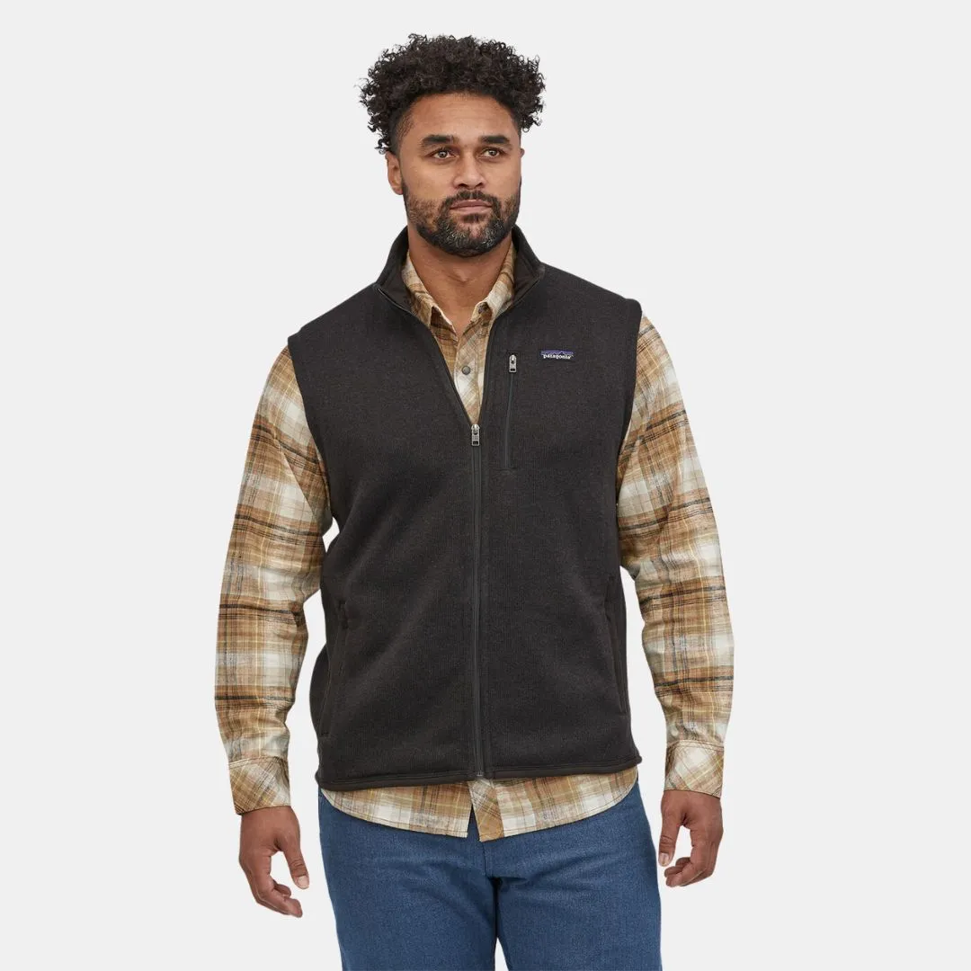 Patagonia Men's Better Sweater Fleece Vest in Black