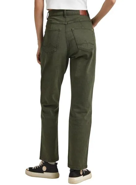 Pepe Jeans Celyn Work Verde Women's Pants.