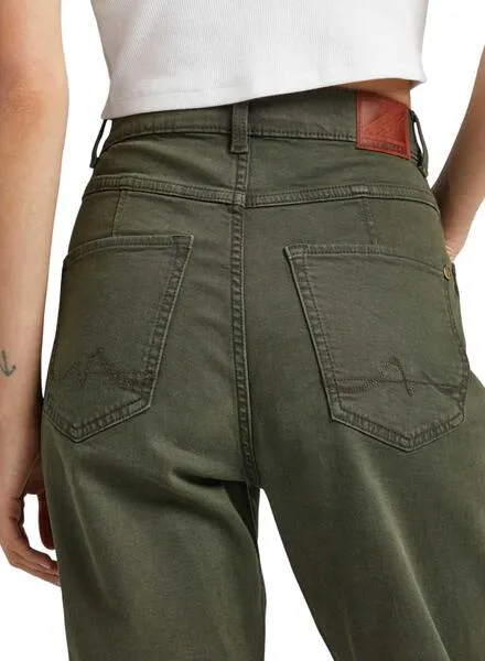 Pepe Jeans Celyn Work Verde Women's Pants.