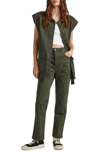 Pepe Jeans Celyn Work Verde Women's Pants.