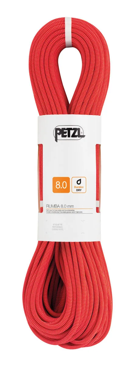 PETZL Rumba Cuerda 8mm x 60m Rojo