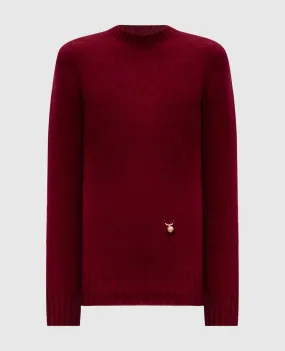 Burgundy wool and cashmere sweater by Philosophy di Lorenzo Serafini