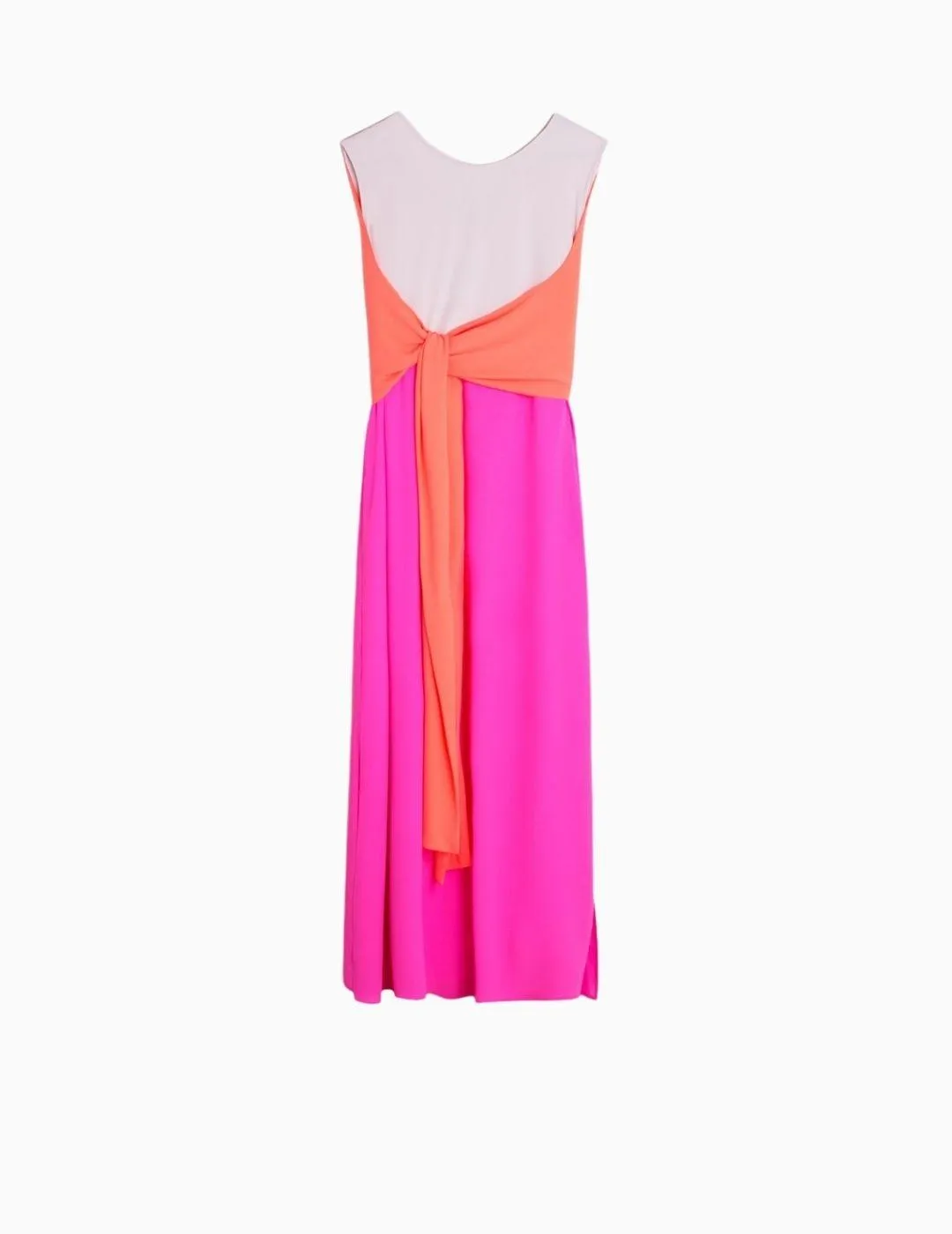 Pink Georgette Vilagallo Tina Dress