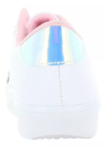 Pink Latte Tenis Urbano Blanco Con Cromo Para Mujer 78447