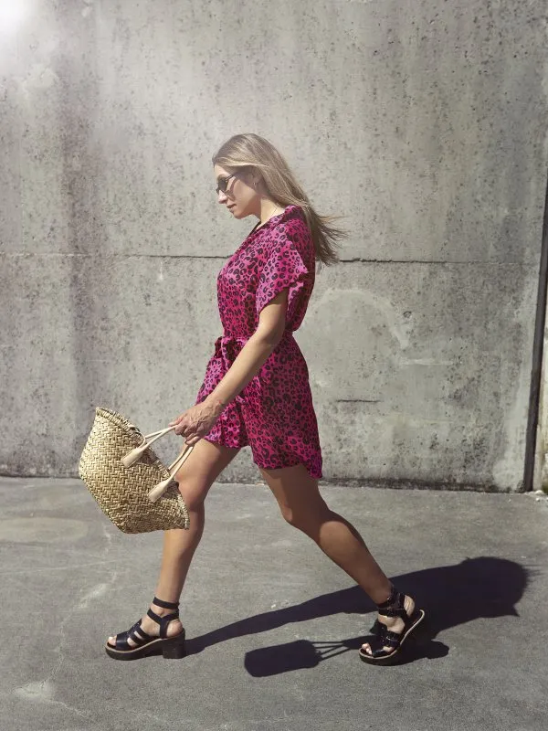 Pink LEOPARD Dress