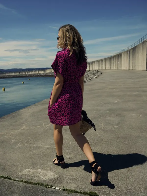 Pink LEOPARD Dress