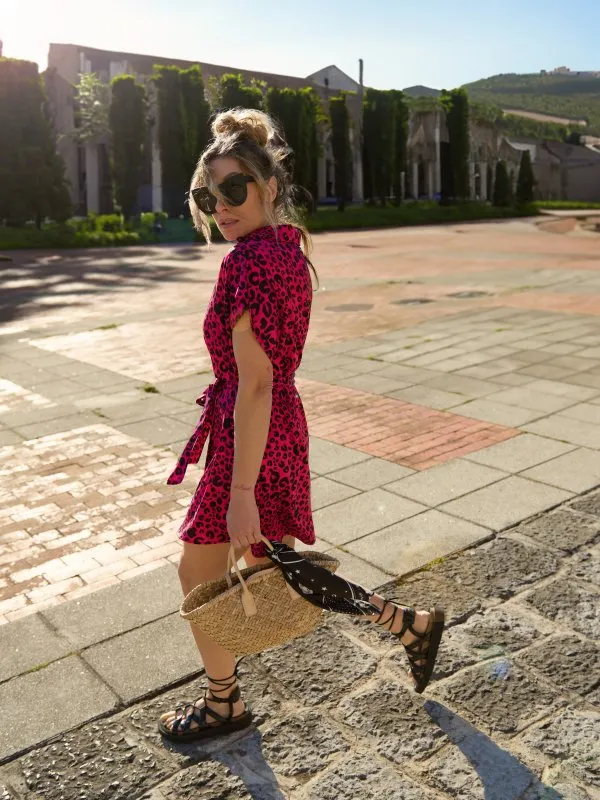 Pink LEOPARD Dress