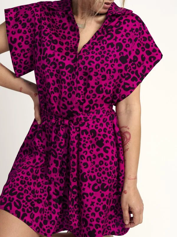 Pink LEOPARD Dress