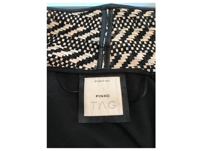 Pinko Prendas de punto Negro Blanco 