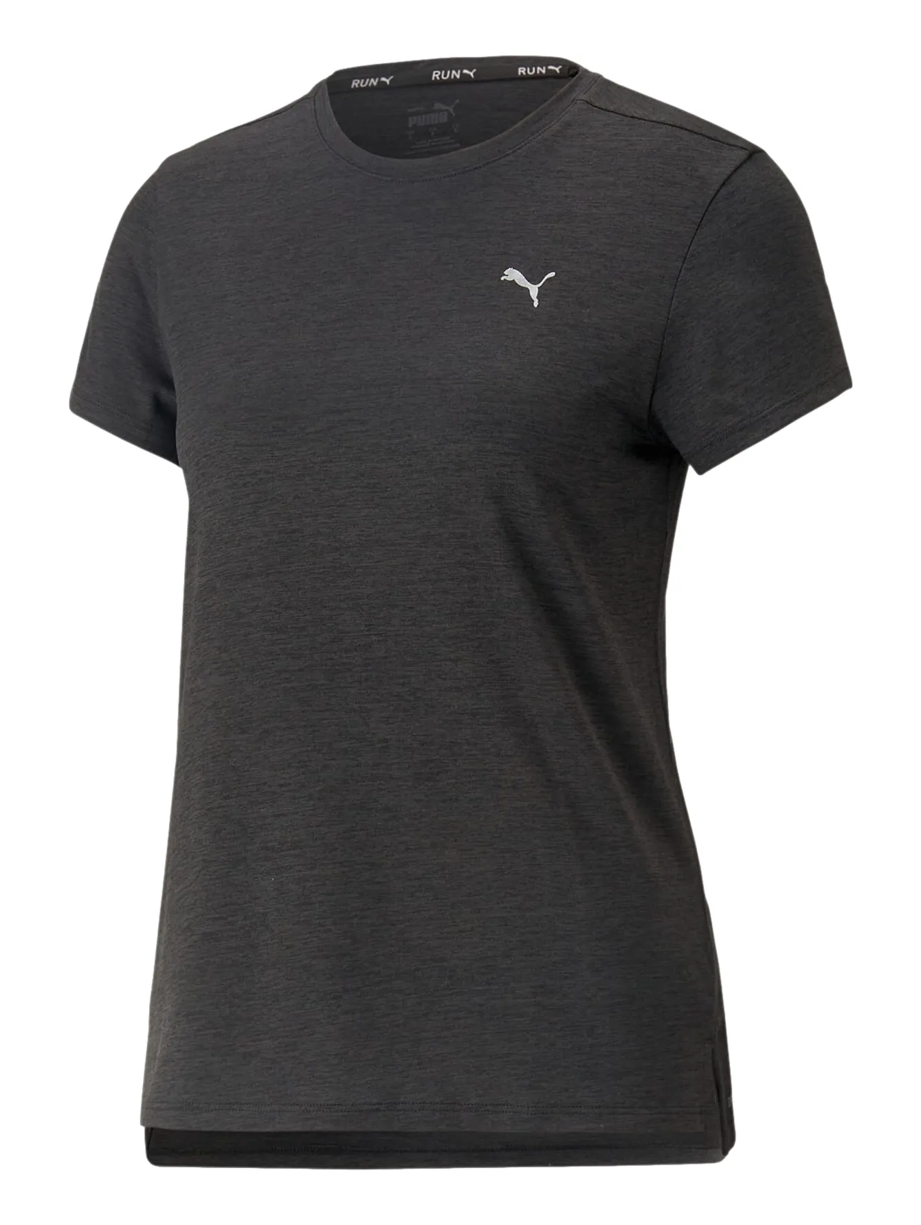 Playera Puma Run Favorite Heather Negro Para Mujer