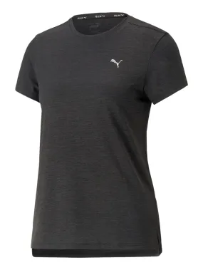 Playera Puma Run Favorite Heather Negro Para Mujer