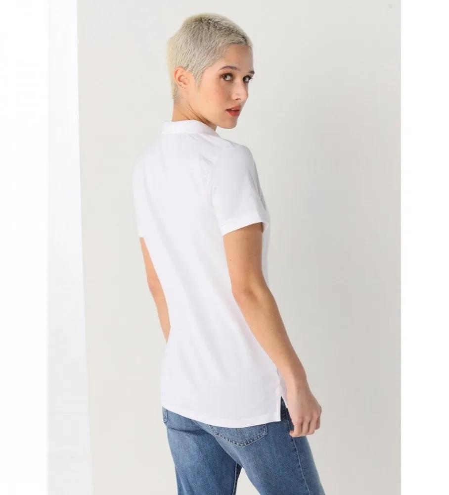 White Polo Shirt 132946