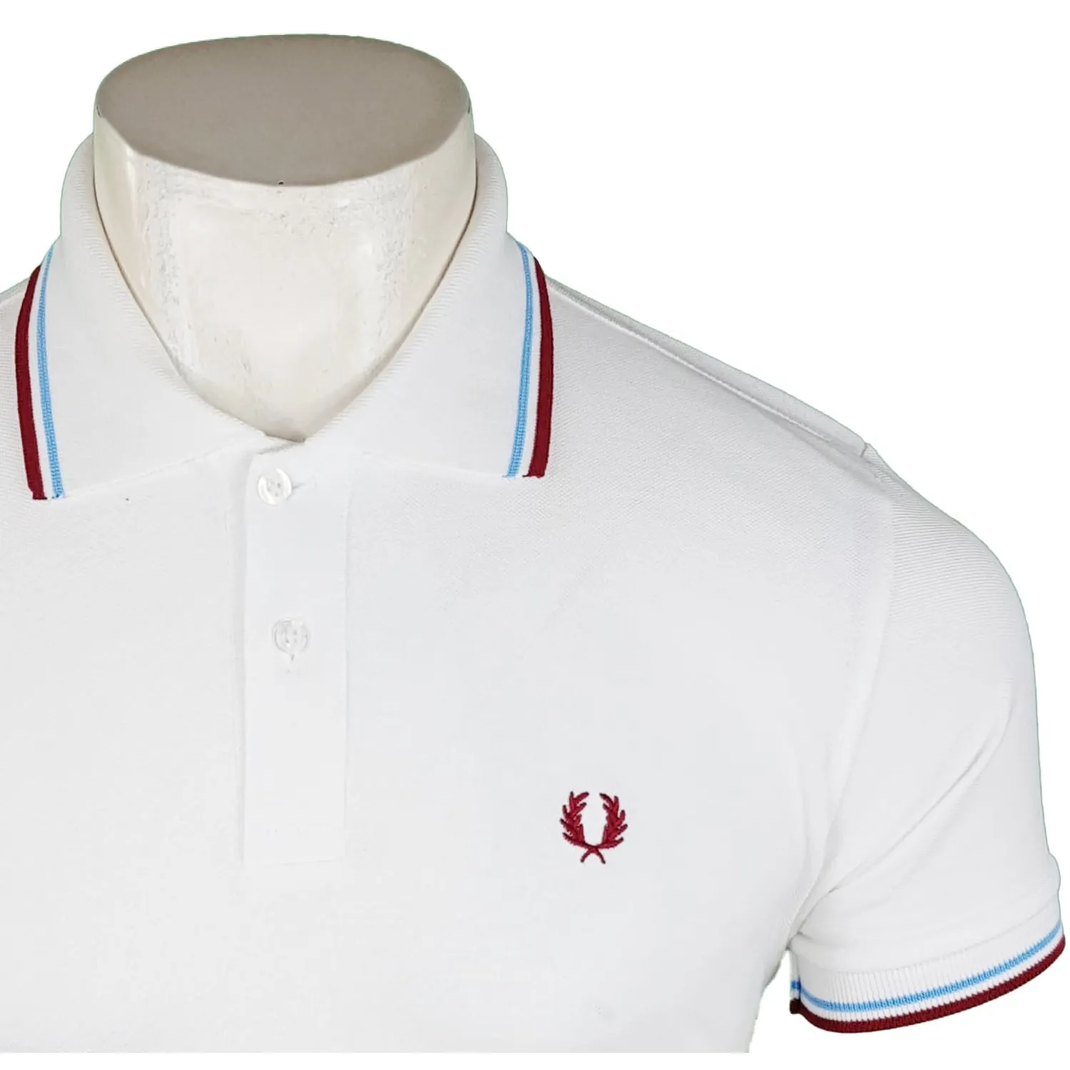 Polo Fred Perry Hombre Blanco Ref.2155