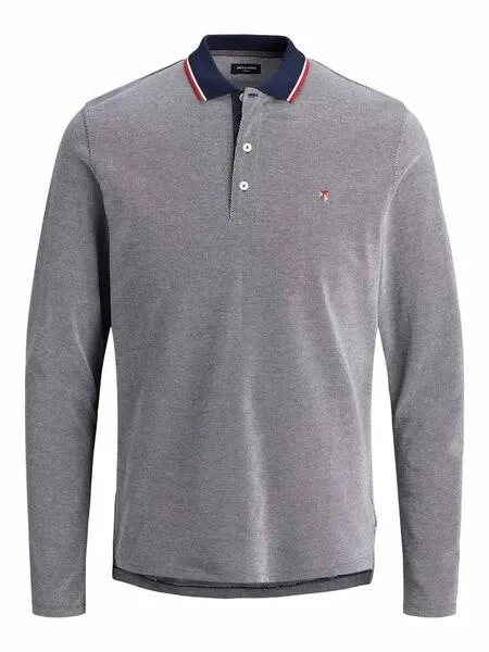 Polo shirt Jack and Jones Bluwin Grey M/L Men's