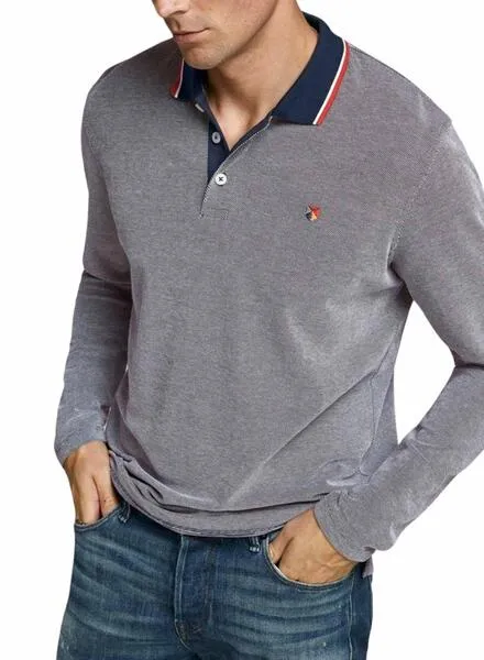 Polo shirt Jack and Jones Bluwin Grey M/L Men's