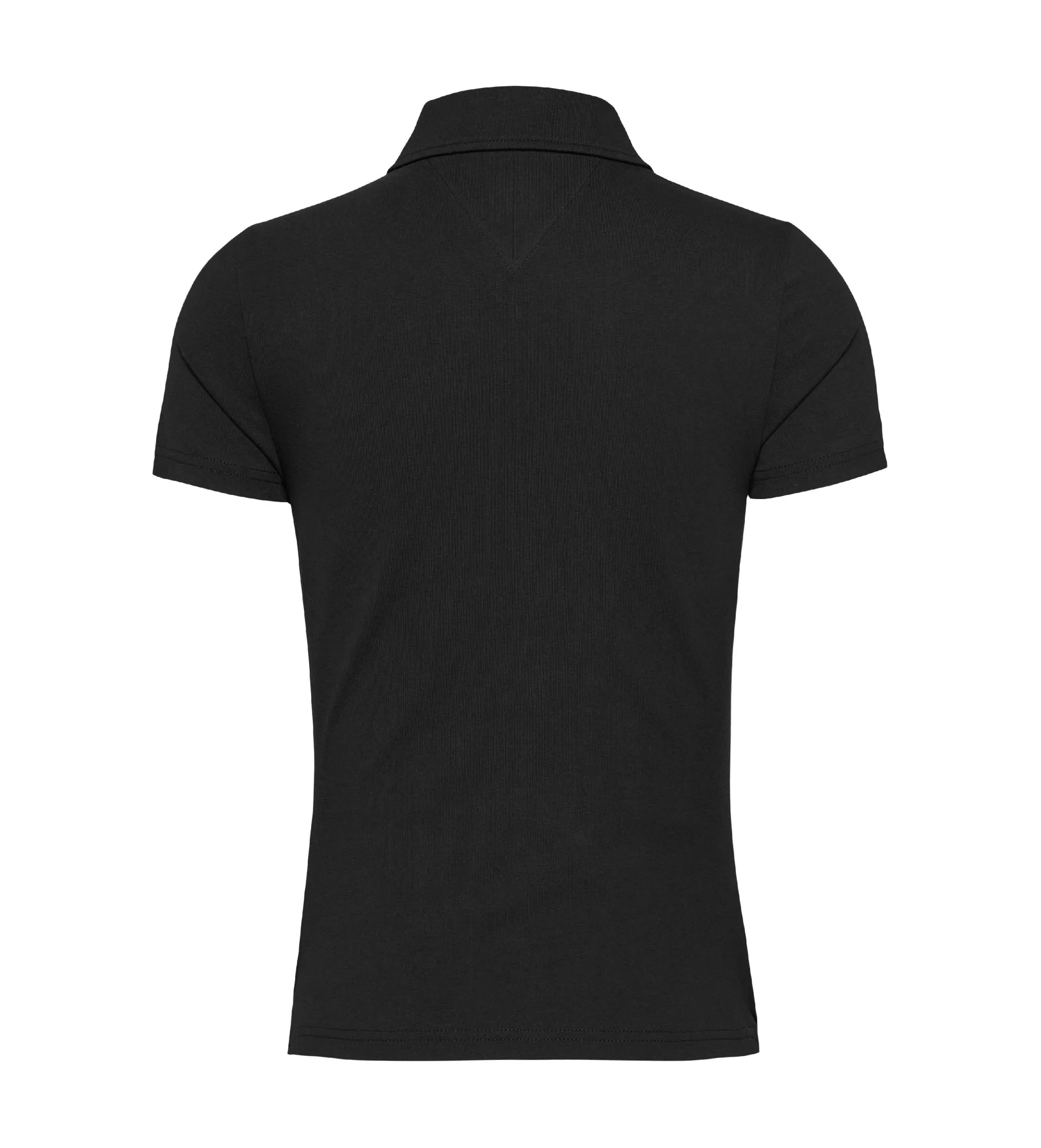 Slim Essential Black Polo