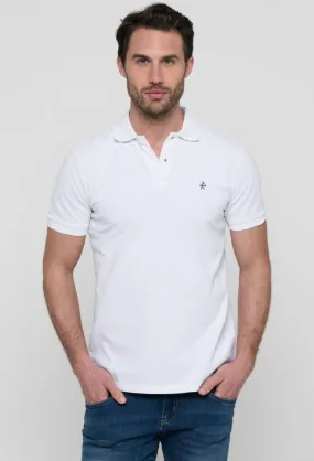 White Valecuatro Basic Polo