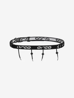 RACE BELT NEGRO PORTA DORSALES ORCA T/2023