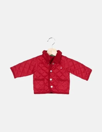 Red Padded Benetton Jacket