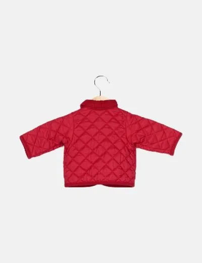 Red Padded Benetton Jacket