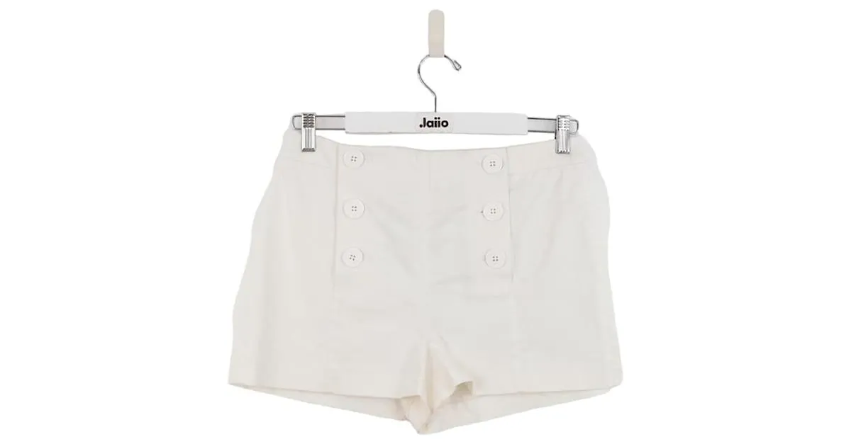 Red Valentino Minishorts de algodón Blanco 