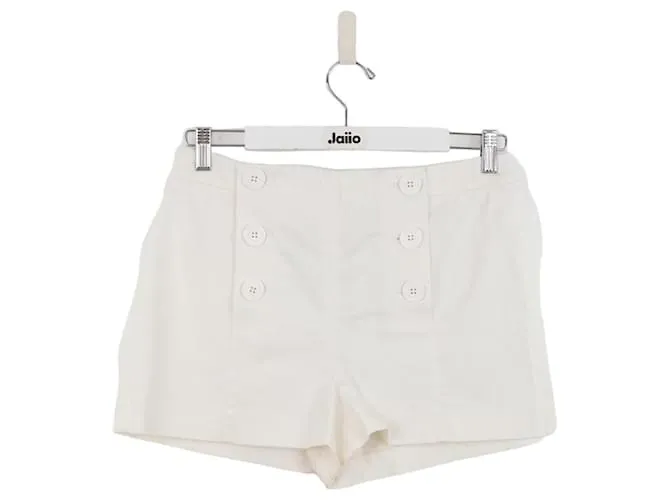 Red Valentino Minishorts de algodón Blanco 