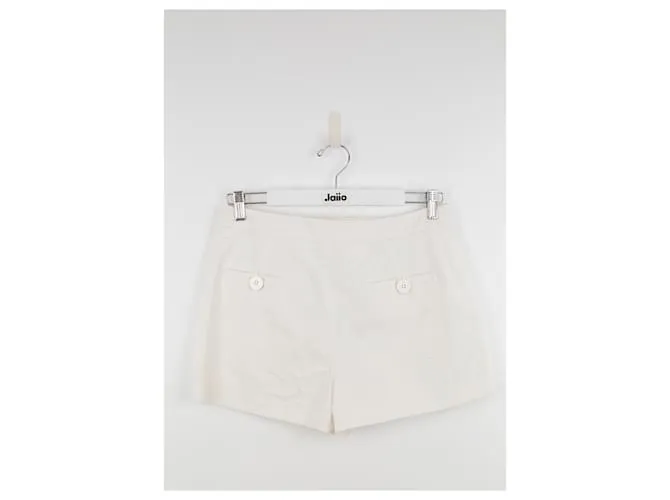 Red Valentino Minishorts de algodón Blanco 