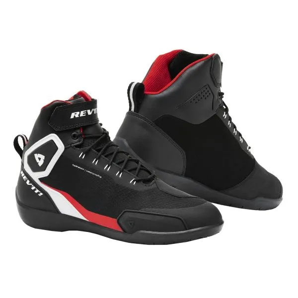 REV'IT G Force H2O Negro Neon Rojo 