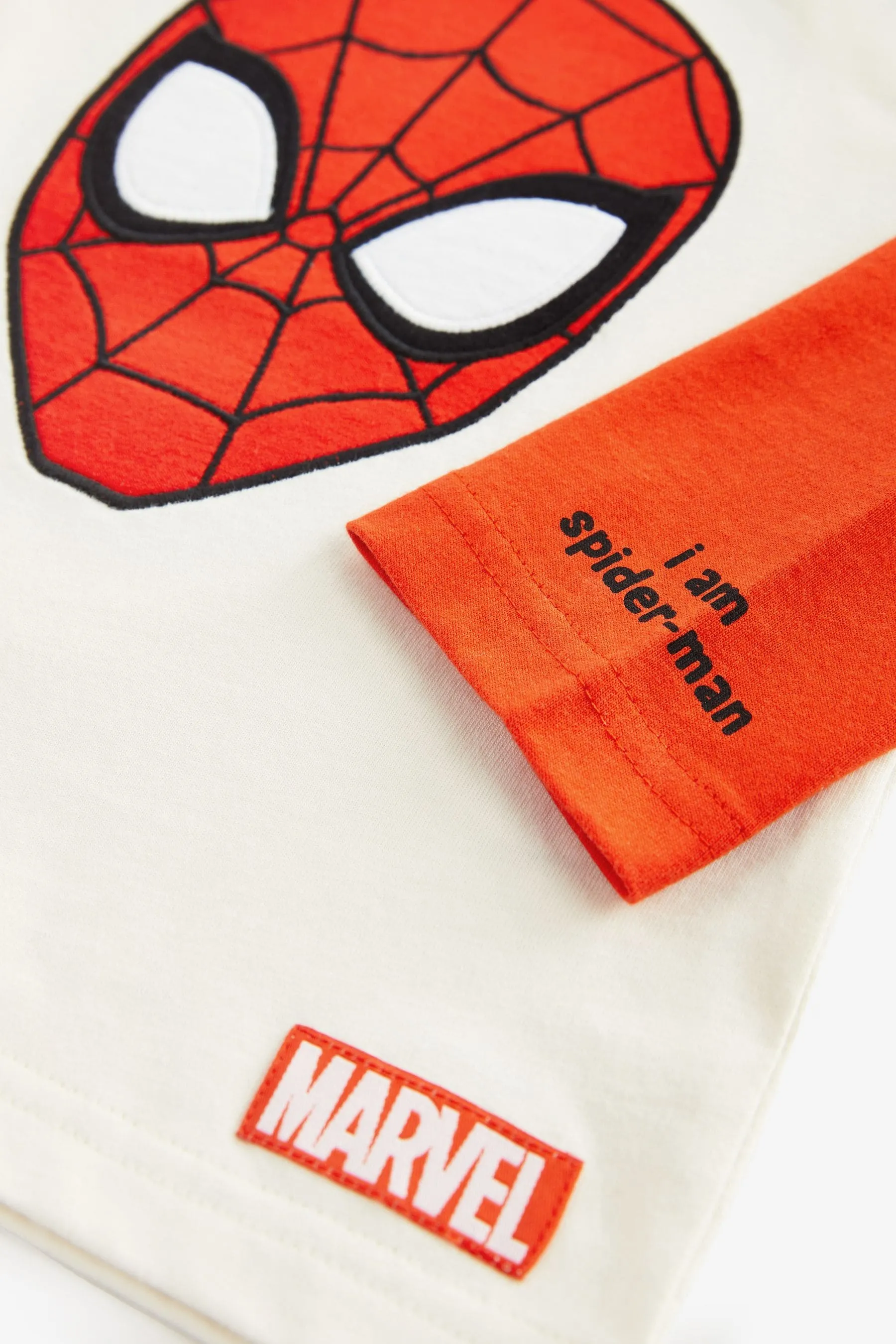 Rojo/blanco - Spider-Man 100% Cotton T-Shirt (3mths-8yrs)