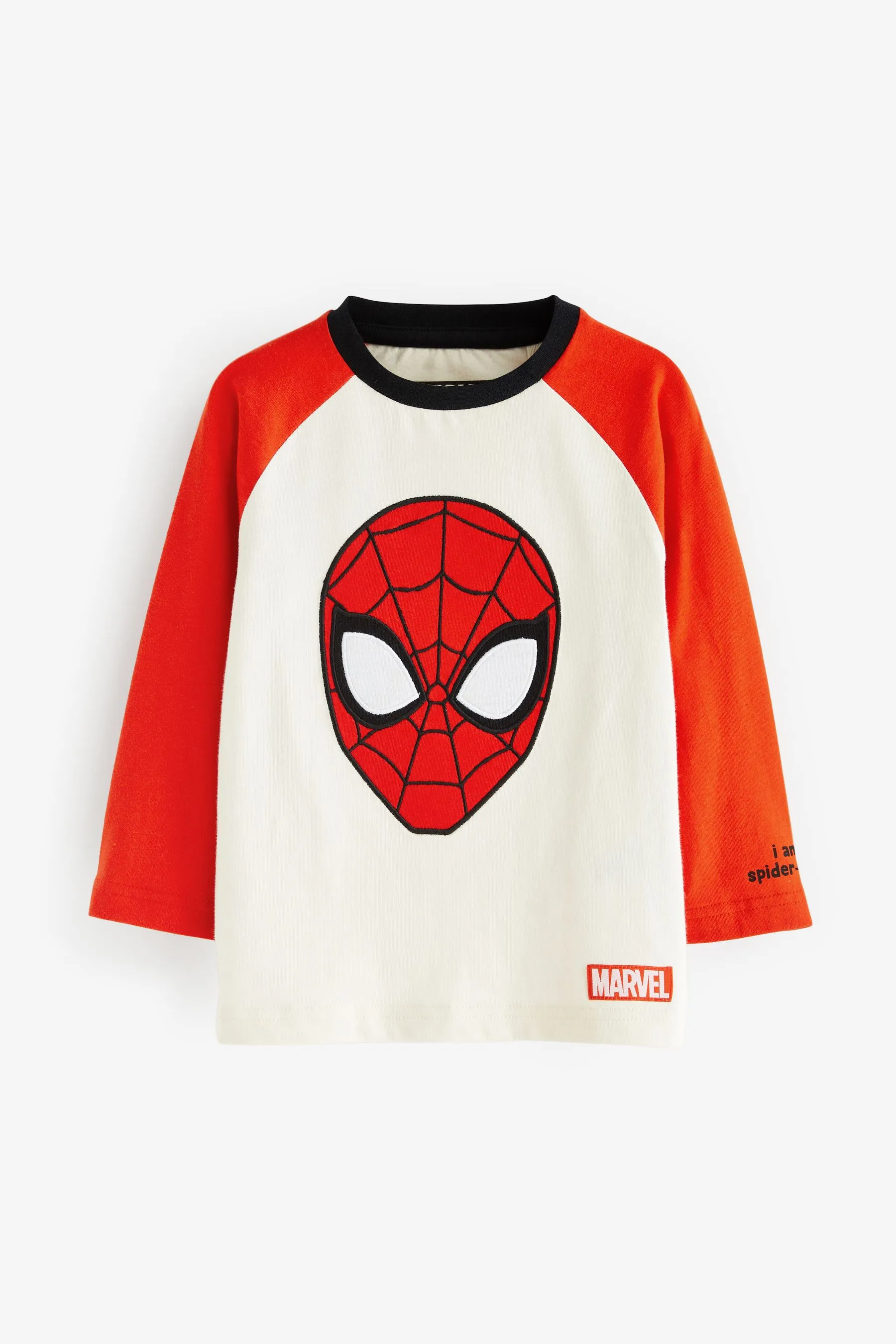 Rojo/blanco - Spider-Man 100% Cotton T-Shirt (3mths-8yrs)