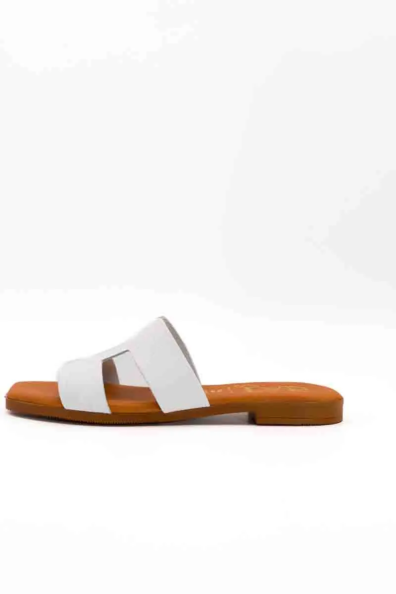 Sandalia de color blanco de Oh! My Sandals