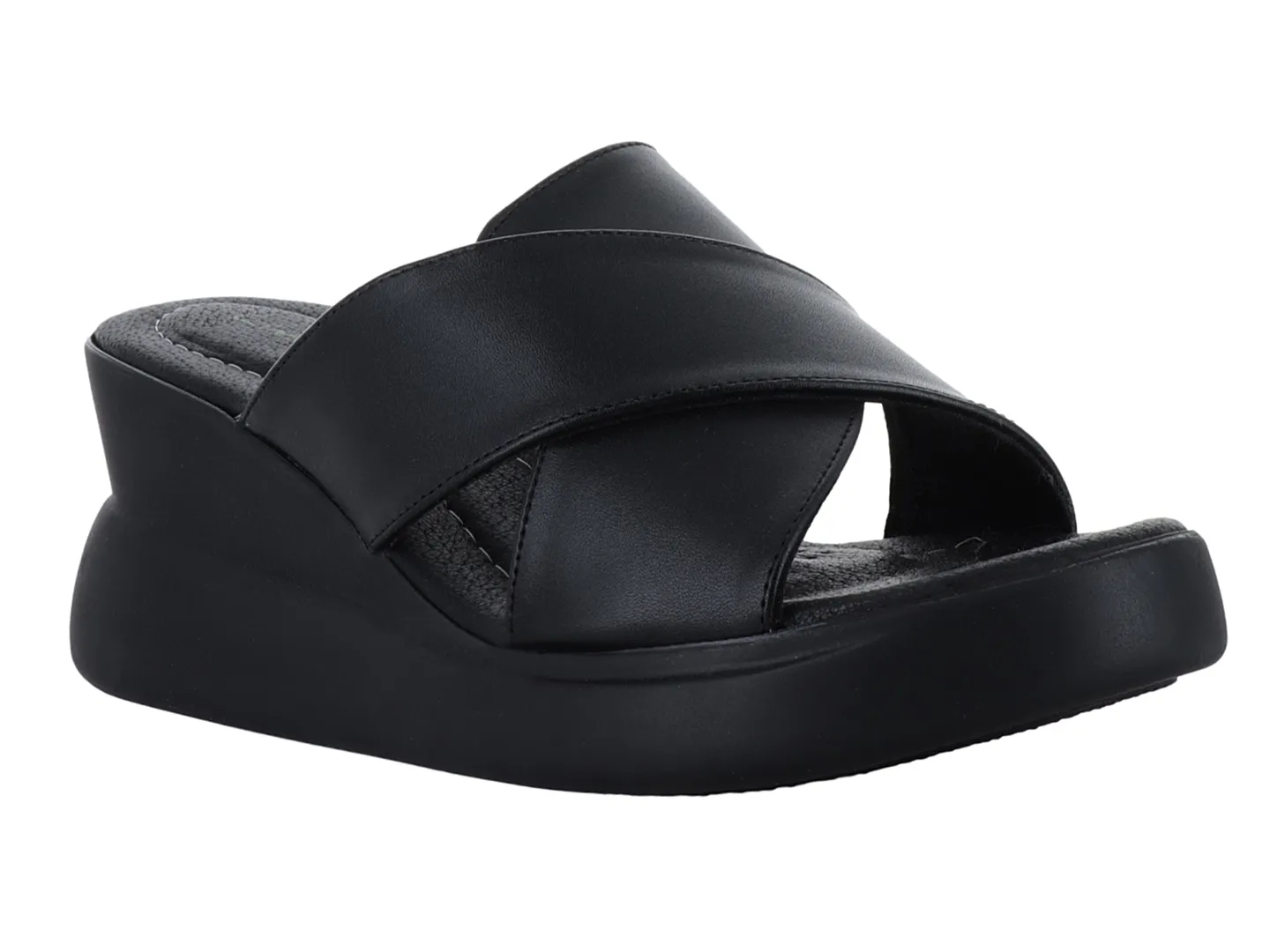 Sandalias Clinton 1101 Negro Para Mujer