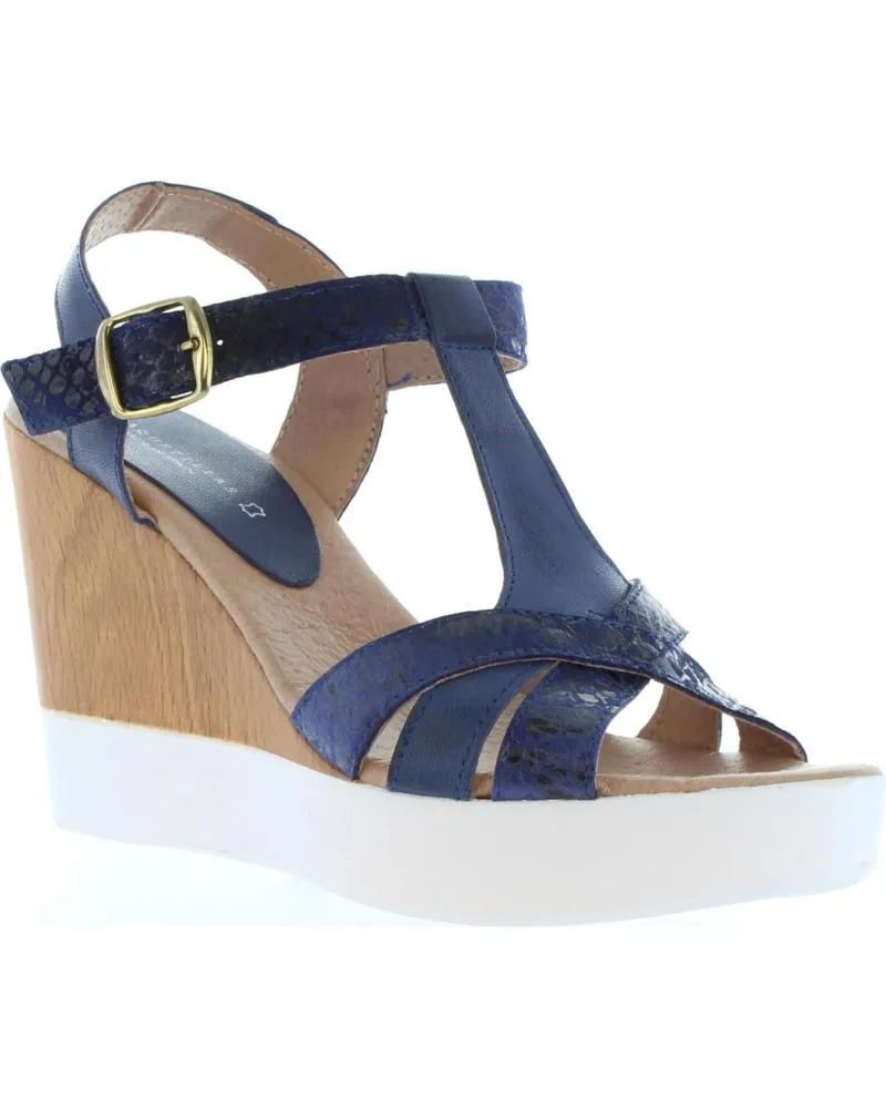 Sandalias de Mujer VAQUETILLAS 20159 COMBI NAPA AZUL